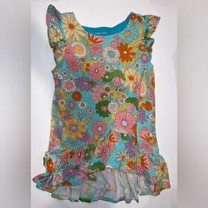 Posh Peanut high low cap sleeve dress